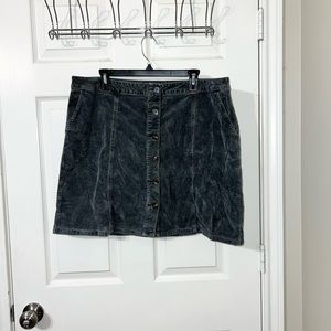 Women's corduroy skirt